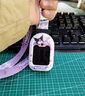 TLXT【新款卡通】適用小天才電話手表z10表帶z9少年版z8編織彈力磁吸z7a/z6/d2/d5/u5/q3替換護(hù)腕z11印 豆蔻紫-【萌寵庫洛咪】編織磁吸表帶+【魔法庫洛咪】 型號(hào)：Z11 曬單實(shí)拍圖