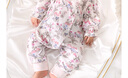 babycare嬰兒秋裝連體衣純棉秋季爬服春秋款新生兒寶寶衣服秋冬 哈沃伊星云粉 【僅爬服】 80cm 曬單實(shí)拍圖