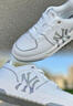 MLB官方運動(dòng)鞋女鞋子 銀色休閑鞋板鞋復古學(xué)長(cháng)鞋新年禮物 3ASXCLB3N 紐約洋基隊/銀色 39 250 曬單實(shí)拍圖