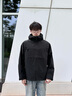 李寧（LI-NING）戶(hù)外CF溯白龘|反光防潑水防護(hù)瓏殼外套男子25秋季新款寬松外套 黑色-4 XL 曬單實(shí)拍圖