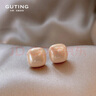 古婷方形耳釘女小巧精致s925銀針養(yǎng)耳洞耳環(huán)輕奢高級感氣質大氣耳飾 方形耳釘 曬單實拍圖