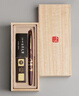 吳竹（KURETAKE）進(jìn)口科學(xué)毛筆 自帶墨水 蒔繪物語(yǔ) 鋼筆式毛筆 萬(wàn)年毛筆 教師節送禮 鶴歲千壽 DU181-715 曬單實(shí)拍圖