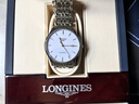 浪琴（LONGINES）律雅系列 自動(dòng)機(jī)械 精鋼 男表 L4.860.4.12.6七夕送男朋友禮物 曬單實(shí)拍圖