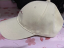 卡帝樂鱷魚（CARTELO）棒球帽女士四季戶外遮陽(yáng)防曬帽子女顯臉小百搭刺繡鴨舌帽男 白色  曬單實(shí)拍圖