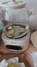 美的（Midea）花漾0膠水全玻璃全自動養(yǎng)生壺 辦公室多功能煮茶壺 燒水壺恒溫電熱水壺煮茶器花茶壺1L YS10B101 曬單實(shí)拍圖