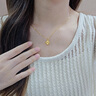 中國黃金CHINA GOLD四葉草黃金項鏈女足金吊墜七夕情人節(jié)禮物送女友老婆生日實用 京速達-足金心念四葉草吊墜贈S925鏈 曬單實拍圖