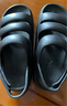 斯凱奇（Skechers）七夕情人節(jié)禮物夏季女鞋休閑洞洞鞋緩震舒適百搭透氣111646 全黑色/BBK 37 曬單實(shí)拍圖