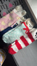 tutuanna毛毛襪毛圈襪甜美保暖女士秋冬保暖地板襪襪子女中筒女襪 08388801- 4雙 均碼 曬單實(shí)拍圖