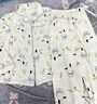 愛茵慕西春秋夏季月子服孕婦睡衣產(chǎn)婦哺乳睡衣套裝喂奶衣吸汗透氣家居服 ASF1707# XL碼 (推薦體重120-140斤左右) 曬單實(shí)拍圖