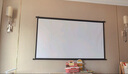 快朵小屋 120英寸16:9白玻纖掛壁幕布 簡易安裝4K高清投影儀幕布【免打孔】投影機幕布極米堅果小米愛普生 曬單實拍圖