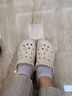 卡駱馳crocs卡駱馳貝雅云彩女士洞洞鞋|208186 冬日白-11S 37/38(240mm) 曬單實拍圖