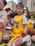 城市名義兒童籃球服套裝中國紅男女表演服定制幼兒園小學(xué)短袖運動訓(xùn)練球衣 【中國 CHINA】紅色-背心 兒童3XS（建議80-95cm*20-30斤 曬單實拍圖