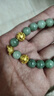 中國黃金（CHINA GOLD）黃金銅錢轉(zhuǎn)運(yùn)珠3D硬金金錢珠串珠足金金珠DIY手串配件路路通 足金金錢珠-6mm約0.1g【紀(jì)念品】 曬單實(shí)拍圖