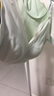松山棉店【小棉花】大胸顯小蕾絲內(nèi)衣女純棉大碼文胸罩【新款】水綠色XL 曬單實拍圖