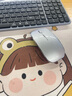 JEQLO無(wú)線鼠標(biāo)type-c接口雙接收器2.4g通用蘋(píng)果macbook華為電腦筆記本平板臺(tái)式電腦 銀色 曬單實(shí)拍圖
