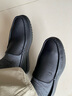 強人商務(wù)休閑男鞋通勤皮鞋頭層牛皮一腳蹬駕車(chē)鞋 JDA351049 黑色 39碼 曬單實(shí)拍圖