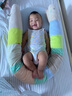 睡眠方程式天資兒童枕頭寶寶嬰兒硅膠枕透氣可水洗6月1歲3歲6歲+ 藍 純色 N3-枕高3cm-建議身高65-100cm 曬單實拍圖