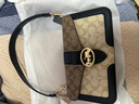 蔻馳（COACH）【官方授權(quán)店】coach女包酒神包腋下手提單肩斜挎包送女友老婆 5509IMRKY卡其色黑色 曬單實(shí)拍圖