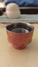 飛劍（FEIJIAN）teastone聯(lián)名上古邏輯純鈦家用茶杯主人杯功夫茶具茶盞對杯 海棠粉80ml-填海杯 曬單實(shí)拍圖
