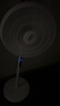 電風(fēng)扇先科電器落地扇家用大風(fēng)力電扇xldnke制冷16寸遙控立式搖頭風(fēng)扇五葉 遙控-1.5米線-普通電機(jī)-輕底 曬單實(shí)拍圖