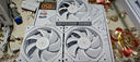 Thermalright(利民) TL-M12QRW X3 12cm純白反出風無線材拼接機箱風扇 1500轉速PWM S-FDB軸承 幻彩無限鏡框  曬單實拍圖