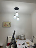 LED餐廳吊燈現(xiàn)代簡約飯廳燈美式直圓盤三頭吧臺吊燈創(chuàng)意餐桌燈具 CD055圓盤3頭 曬單實(shí)拍圖