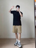 JEANSWEST LIFE真維斯男生短褲夏季時(shí)尚百搭直筒褲男青少年運動(dòng)休閑潮男士五分褲 曬單實(shí)拍圖