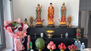 太銅 《西方三圣》全青銅觀(guān)世音菩薩佛像 阿彌陀佛 大勢至菩薩佛 曬單實(shí)拍圖