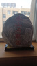 正宗泰山石敢當(dāng)天然原石補角化沖家居室內(nèi)天然靠山石風(fēng)水?dāng)[件原石 泰山石紅字金邊27-30厘米 送底座 曬單實拍圖