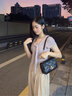 CinvaiKrose通勤包包女包2025新款斜挎包女士單肩鏈條包生日圣誕節禮物送女友 黑色Black【小號】送女友老婆走心 曬單實(shí)拍圖