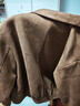 Olrain歐芮兒咖色設計感休閑短外套女裝秋季通勤百搭外套 咖色 S 曬單實(shí)拍圖