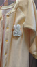 嬰兒連體保暖秋冬雙面絨男女寶寶哈衣爬服新生兒衣服安陽(yáng)嬰兒服春 黃色卡通兔子雙面絨連體 90cm (均 碼) （21-25斤內合適） 曬單實(shí)拍圖