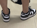 耐克NIKE男復(fù)古休閑板鞋 熊貓DUNK運(yùn)動(dòng)鞋 DD1391-100白黑42.5 曬單實(shí)拍圖
