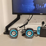 漫步者（EDIFIER）HECATE G1200電腦音箱音響2.0游戲電競音響桌面臺式機筆記本RGB炫酷燈效藍牙5.4小音箱3.5mm接口 幻夜黑【藍牙5.4+USB+3.5mm】 曬單實拍圖