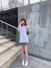 clotho Rennie品牌女鞋包頭半拖鞋女2025新款內(nèi)增高外穿厚底松糕小白鞋涼拖鞋 白色 36 曬單實拍圖