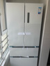 美的（Midea）508升法式多門(mén)四開(kāi)門(mén)一級能效雙系統雙循環(huán)除菌凈味國家補貼20%家用冰箱大容量BCD-508WTPZM(E)白 曬單實(shí)拍圖