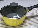 北鼎（Buydeem）奶鍋湯鍋寶寶輔食鍋小煮鍋0氟陶瓷油月瓷不粘奶鍋18cm小鵝黃 曬單實拍圖