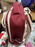 巴布豆2025新款兒童書(shū)包男小學(xué)生女孩一年級2-3-6男生護脊減負雙肩背包 深紅色 大號【建議3-6年級】 曬單實(shí)拍圖