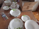 CORELLE康寧餐具美國進口耐熱玻璃湯碗盤子套裝歐洲香草餐具整套送禮 【6人食】高檔禮盒裝 24件套 曬單實拍圖
