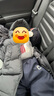 保姆鵝  兒童羽絨服寶寶中長(zhǎng)款護(hù)臉加厚鴨絨外套防風(fēng)保暖童裝冬裝 炭黑 110 曬單實(shí)拍圖