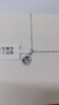 GATMEETs925純銀天然海藍(lán)寶項(xiàng)鏈設(shè)計(jì)感水晶吊墜送女友情人節(jié)520禮物 海藍(lán)寶項(xiàng)鏈「水滴吊墜」 曬單實(shí)拍圖
