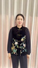 俞兆林（YUZHAOLIN）媽媽裝新中式馬甲女冬季棉襖夾棉國(guó)風(fēng)中老年坎肩背心外穿馬夾棉服 黑色 XL  90-105斤左右 曬單實(shí)拍圖