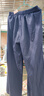 皮爾卡丹（pierre cardin）垂感亞麻闊腿女褲子夏季新品寬松顯瘦半松緊高腰棉麻直筒休閑長褲 藏青色【中國風(fēng)】 XL【建議110-125斤】 曬單實(shí)拍圖