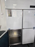 海爾（Haier）四門(mén)冰柜商用廚房冰箱一級能效箱大容量不銹鋼立式冷藏保鮮柜冷凍速凍柜酒店后廚 201高精密不銹鋼 四門(mén)全冷凍SL-1050D4S 曬單實(shí)拍圖