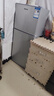冰熊小冰箱雙門小型電冰箱 家用小冰箱雙開門冰箱宿舍租房辦公室冷藏冷凍迷你節(jié)能冰箱 S188一級(jí)能效【省電輕音】銀色 曬單實(shí)拍圖