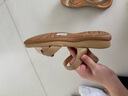 Bata一字帶涼鞋女2025夏季商場(chǎng)新款羊皮百搭厚底軟底涼鞋AVX07BL5七夕 杏/淺金 40 曬單實(shí)拍圖