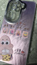 派大星適用OPPOReno11/12手機殼女款全包11Pro支架卡通文字支架 精孔羽紗殼-派大星+kos支架+手鏈 Reno11 曬單實拍圖