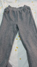 蕉內非常502Regular男童褲子女童秋季長(cháng)褲柔彈空氣棉收腳兒童衛褲新款 【休閑純色版】中麻灰 160 曬單實(shí)拍圖