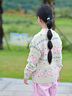 巴拉巴拉balaOne童裝女童毛衫兒童2025冬季新款毛衣花朵提花甜美 白色調(diào)00411 150 曬單實拍圖