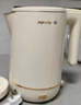 九陽（Joyoung）U底無死角速靜電熱水壺燒水壺1.7L 316L不銹鋼一體無縫內(nèi)膽0膠水 一鍵保溫17WU1B 曬單實拍圖